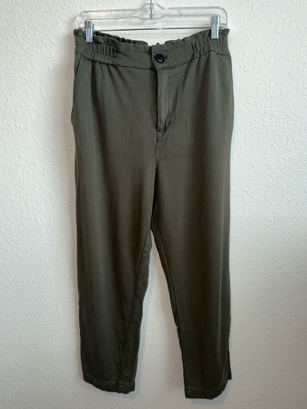 Zara stretch fabric pants size L